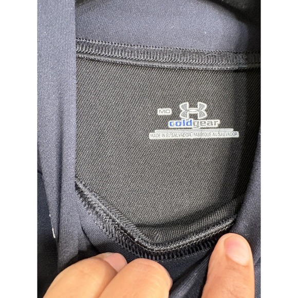 Under Armour Black High Neck Top (Size M) turtle neck sport gym cold gear trendy - Picture 5 of 5